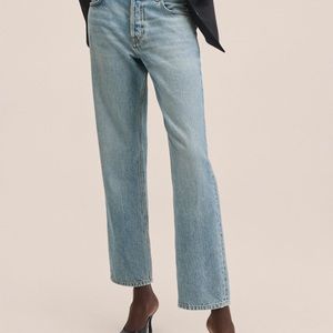 *NWT* Mango straight Bella jeans, size 10